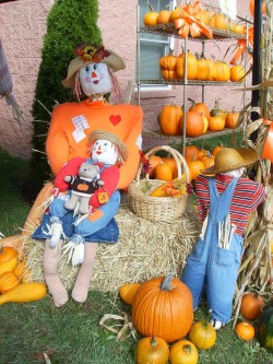 Pumpkins display at the Pumpkin Harvest Festival