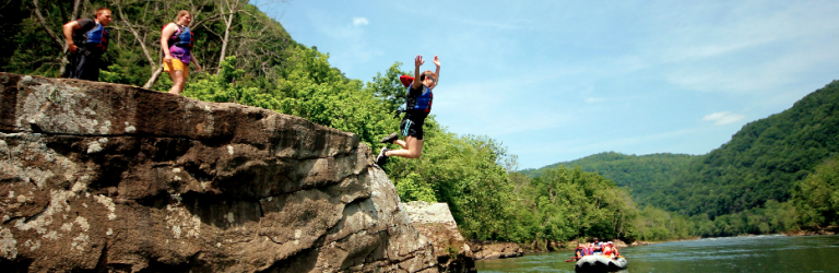 whitewater jump rock