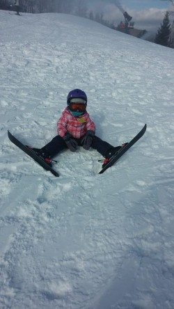 Playing in the snow at Winterplace Ski Resort