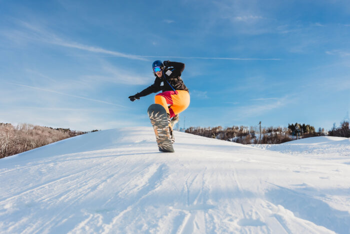 Snowboarder at Winterplace