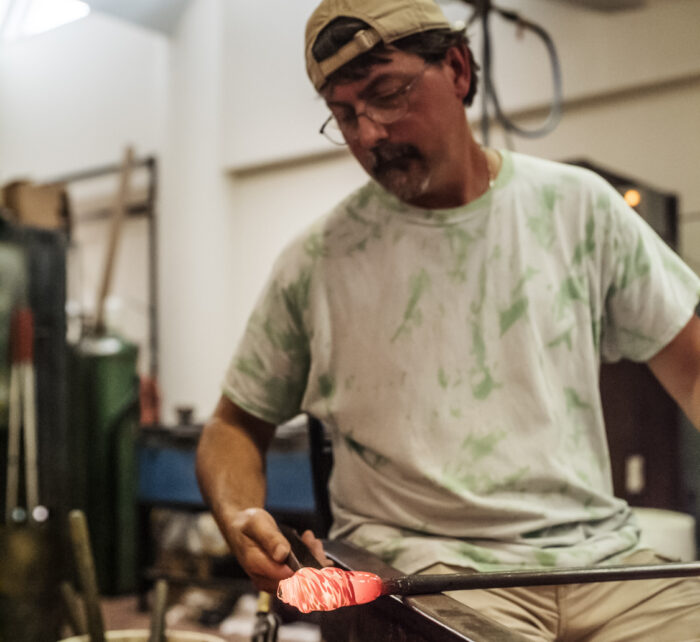 glass blowing at Tamarack